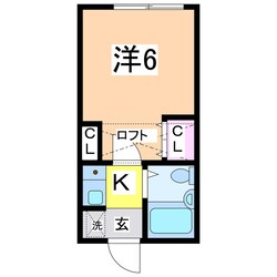 アビタス関屋の物件間取画像